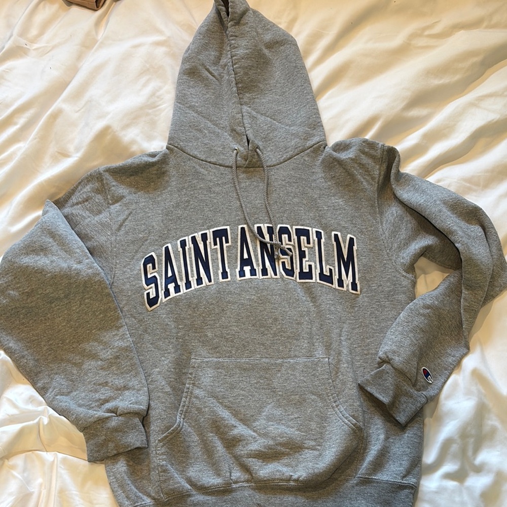 Champion Gray Collegiate Sweater Saint Anselm